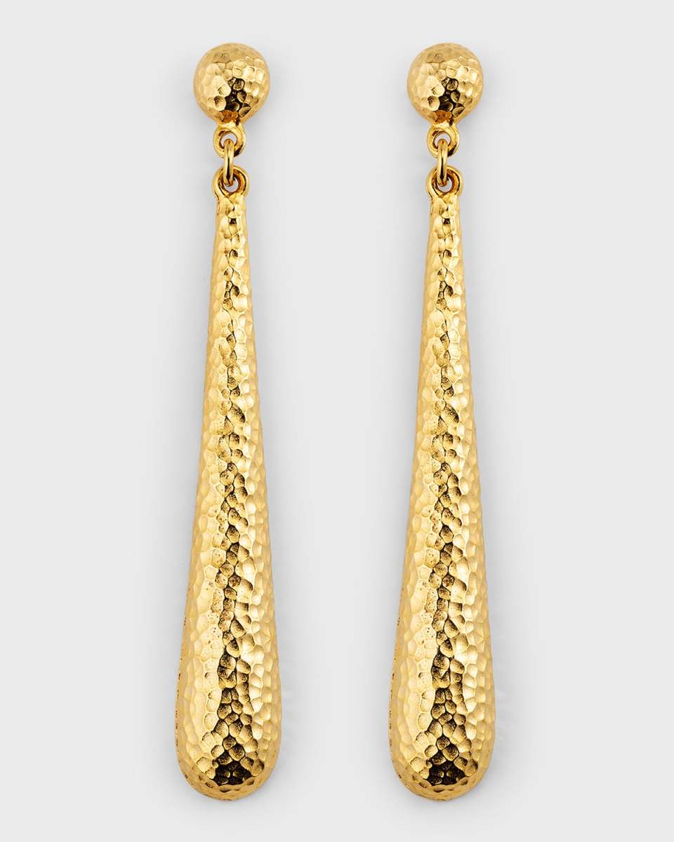 Hammered Gold Earrings